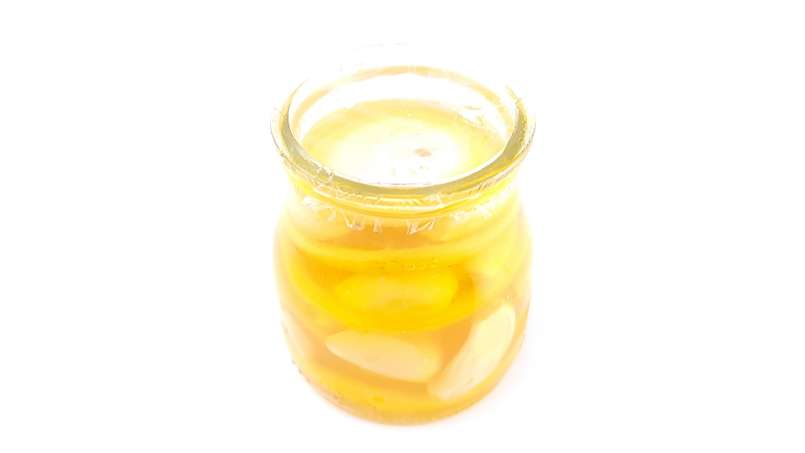 Macérat d'ail, miel et citron, photo 3