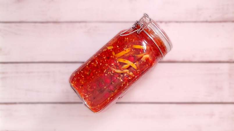 Teinture / Liqueur d'églantier au gingembre, zeste d'orange et miel, photo 4