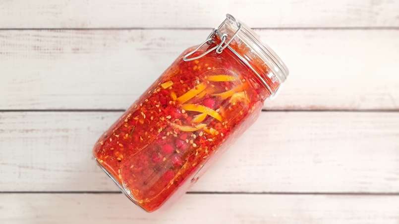 Teinture / Liqueur d'églantier au gingembre, zeste d'orange et miel, photo 5