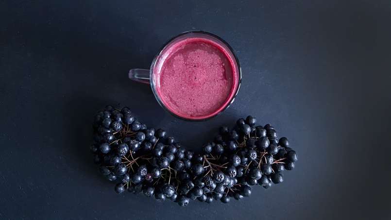 Sirop d'aronia au miel, pollen, gingembre et citron, photo 10