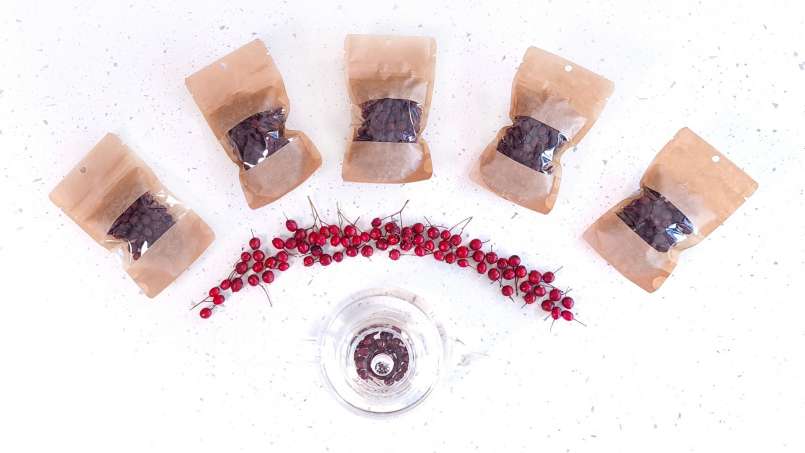 Déshydratation des fruits d'aubépine, pour le thé, photo 2