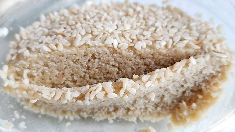 Pâte de sésame blanc au gingembre, citron et miel, photo 8