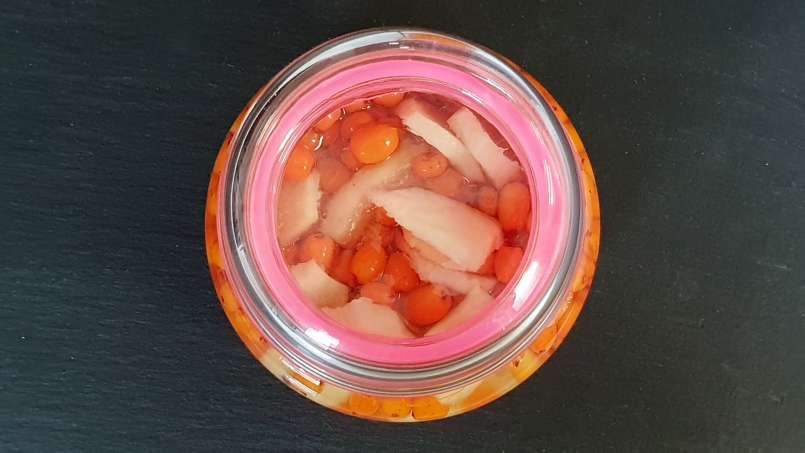 Macérat d'argousier au gingembre et au miel, photo 1