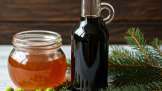 Sirop de bourgeon de sapin au miel