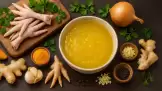 Collagène naturel de cuisses de poulet au curcuma, au gingembre et au poivre noir