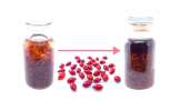 Teinture de fruits d'églantier (cynorrhodons) séchés dans l'alcool