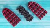 Jus d'aronia au pollen, gingembre et citron congelé en sachets de glaçons