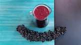Jus d'aronia au gingembre et citron