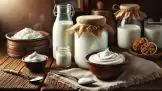 Yaourt maison à base de lait fermenté et de crème fraîche