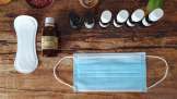 Masque avec protection supplémentaire contre les virus, y compris le corona-virus (covid-19)