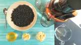 Sirop d'aronia au gingembre et au miel